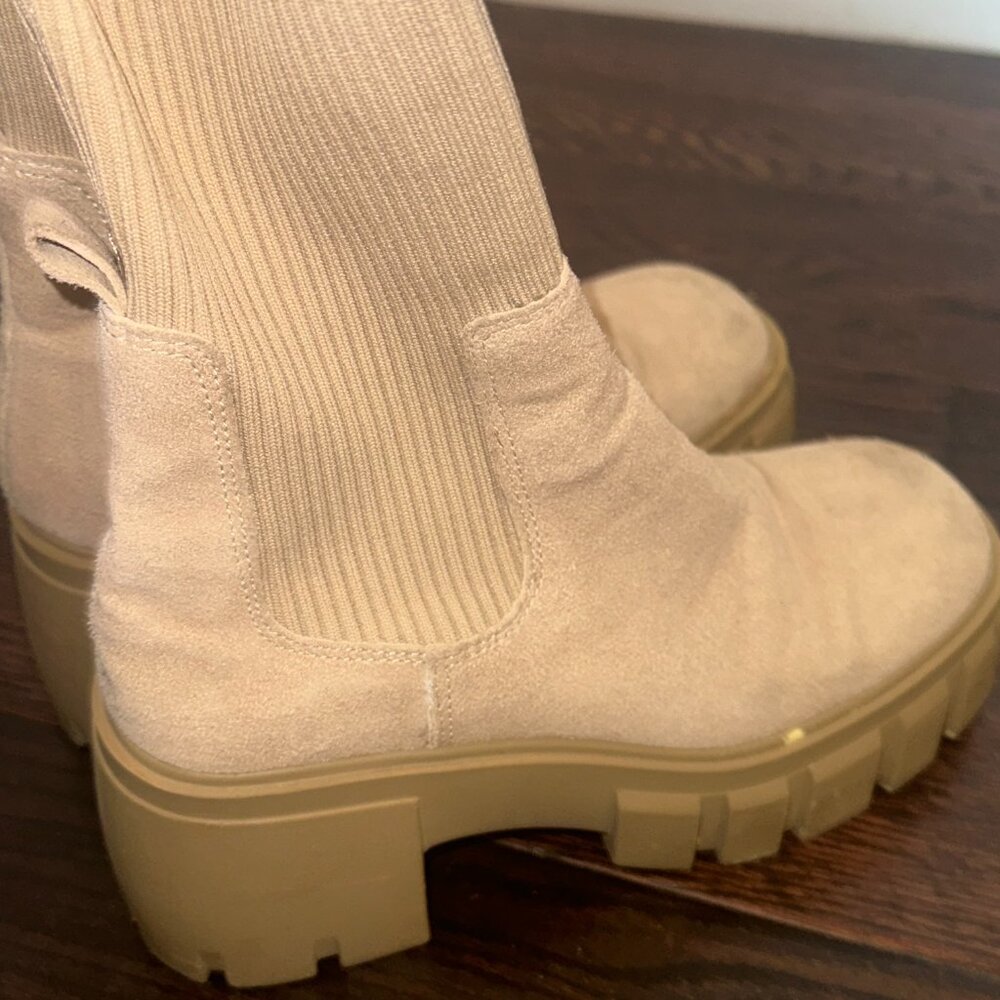 Steve Madden Liberti Sand Boots Platform - Picture 6 of 9
